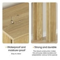 thumbnail image 4 of CQSXDA Extra-Long 62.99-Inch Console Table for Living Room and Hallway Decorative Sofa Table for Narrow Entrances, Oak, 4 of 9