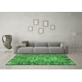 thumbnail image 3 of Ahgly Company Indoor Round Abstract Emerald Green Modern Area Rugs, 4' Round, 3 of 4