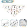 thumbnail image 6 of Dog Bandana 2 Pack,Colorful Princess Castle Pattern Bandanas for Dogs,Cat Bandana,Small/ Large Dog Bandana 2 Size,Dog Bandanas, 6 of 6