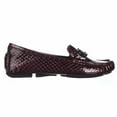 thumbnail image 3 of Donald J Pliner Women's Viky Casual Loafer Flats 7 BM US, Dark Rouge Python, 3 of 5
