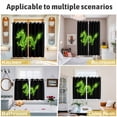 thumbnail image 5 of Dragon Flames Kitchen Curtains Window Panels, Green Dragons Abstract Modern Art Insulated Window Treatment Curtain, Grommet Curtains for Bedroom/Living Room/Bathroom, 2 Piece 52"Wx72"L, 5 of 8