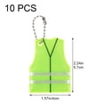 thumbnail image 2 of vlrwzc 10Pcs Reflective Keychain Safety Reflective Pendants Fire Suit Keychain Reflective Backpack Pendant for Bag Night Walking Cycling Running, 2 of 7
