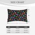 thumbnail image 4 of Picia Space D Pattern Plush Pillow Case – Soft and Cozy Cushion Cover, Hypoallergenic Throw Pillow Case for Home Decor-16"x24", 4 of 6