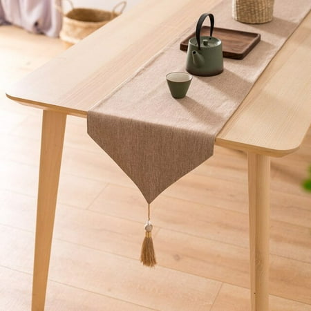 

DanceeMangoo Morden Concise Solid Table Runner The Us Style Long Strip Table Cloth Dinning/tv/shoe Table Cover Chinese Style Table Runner