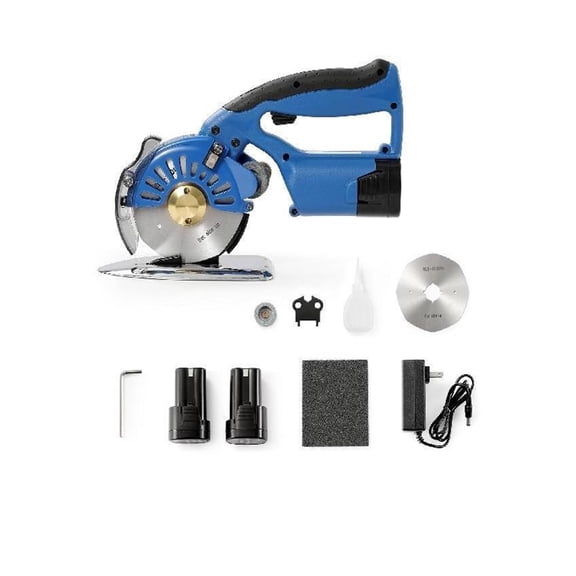 150W Fabric Cutter 5-Speed Cordless Electric Rotary Fabric Cutting Machine 1.1" Cutting Thickness Octagonal Knife ,Lightweight and Comfortable