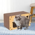 thumbnail image 1 of Runquan Cat Scratcher Durable Sleeping Bed Exercising Large Space Cats Sleeping House, 1 of 8