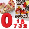 thumbnail image 3 of Mosiee Silicone Cake Mold Number Baking Mold Non-Stick 0-9 Number Baking Cake Mould For Wedding Party Birthday Cake Tools Pastry Mold, 3 of 7