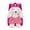 Hot Pink, variant on Cute Bunny Backpack with Bow Accent Lightweight Padded Straps Elementary School Bookbag
