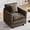 Brown, variant on 29.5" Cloud Single Sofa Chair, Modern 1-Seater Accent Chair with Deep Seat, Throw Pillow & Soft Chenille Upholstery, Comfy Lounge Chair for Living Room, Bedroom