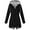 Black, variant on EQWLJWE Fall Savings!Womens Raincoats/ Jackets,Women'S Raincoats Waterproof Rain Jacket Lightweight Active Outdoor Hooded Trench Coats Zip Up Windbreaker ,Womens Raincoats Outdoor Waterproof
