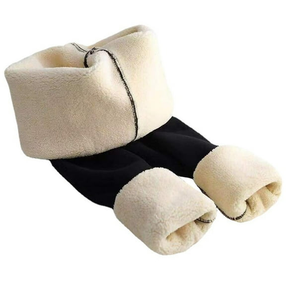 Luxshiny Thermal Leggings Winter Women Black 1Set Ergonomic Design Warmth Under Long Coat