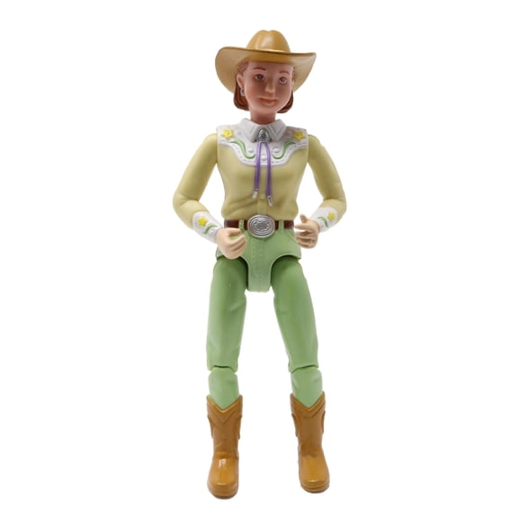 Replacement Part for Fisher-Price Loving Family Farm and Dollhouse Lily Gray Horse Playset 75273 - Replacement Woman Mom Western Style Horseback Cowgirl Rider Sara - Poseable