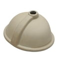 thumbnail image 7 of 16.5"x13.4" White Ceramic Oval Undermount Bathroom Sink with Overflow, 7 of 7