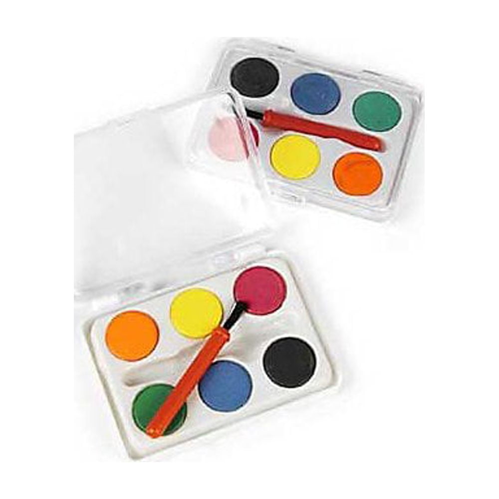  12 Sets Watercolor Paint Party Supplies Mini Paint