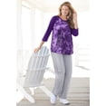 thumbnail image 5 of Woman Within Plus Size Three-Quarter Sleeve Baseball Tee, 5 of 6