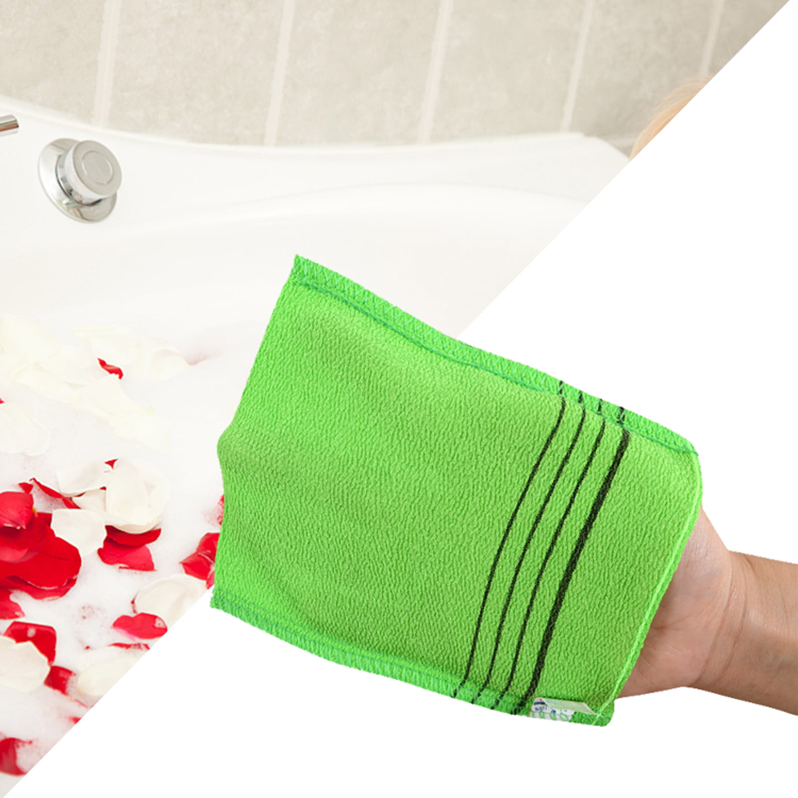 Korean Exfoliating Bath Mitt Scrub Washcloth Towel Large Italy Towel Plant Fibre