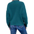 thumbnail image 2 of Aellinatey Women's Button Up Cropped Cardigan Sweaters Chunky Knit Long Sleeve Trendy Cardigans, 2 of 9