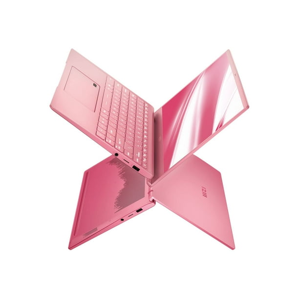 Ordinateur portable multilingue Windows 10, rose rose 