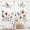 F-brown, variant on Purple Flower Curtains for Women Bedroom 42Wx63H Inch Rod Pocket Elegant Floral Spring Blossom Country Rustic Vintage Watercolor Wildflower Plant Living Room Window Drapes Fabric 2 Panels