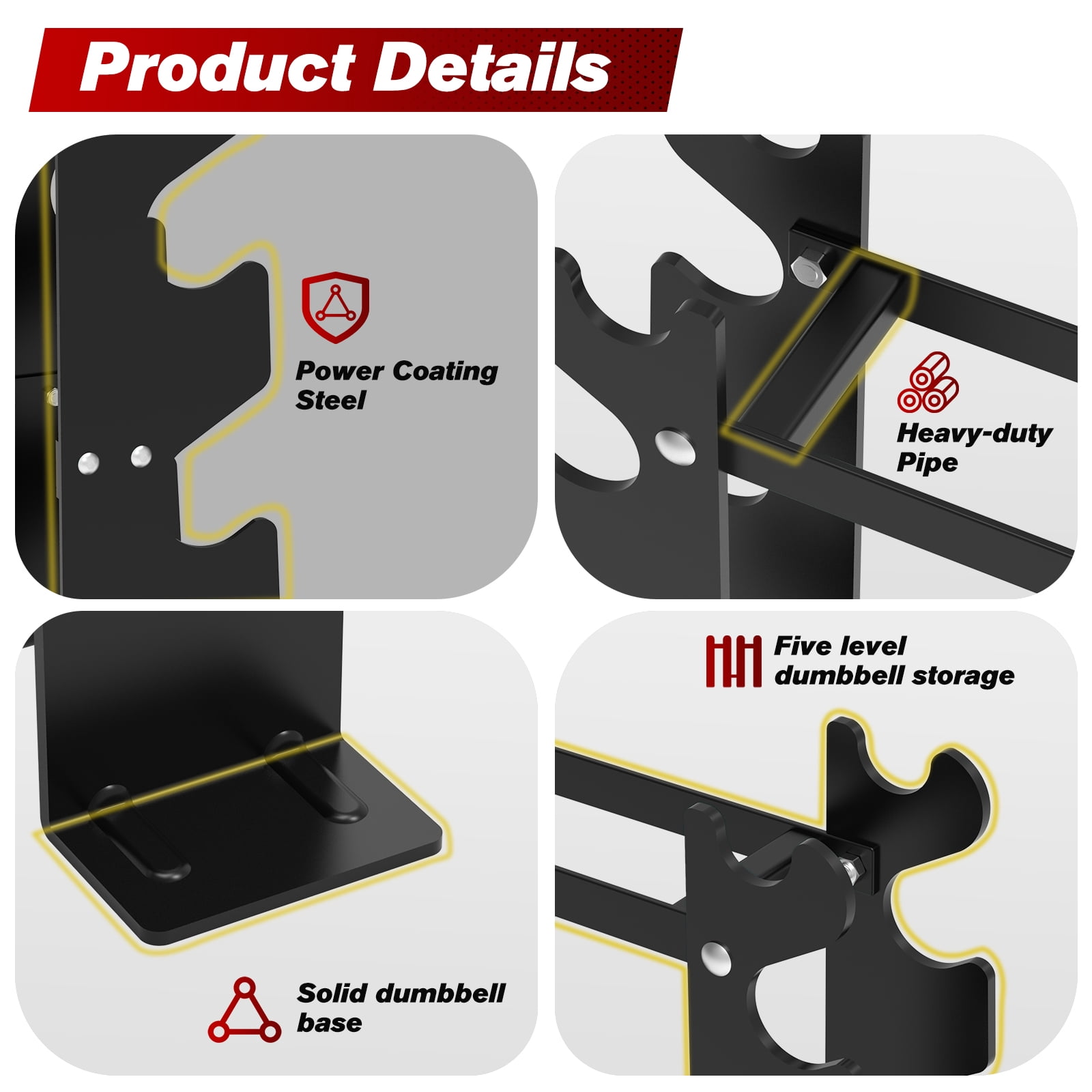 FISUP Dumbbell Weight Rack