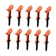 thumbnail image 4 of Vsenkes 10x Golf Tees Durability Sturdy Training Equipment Professional Golfing Tees Orange, 4 of 9