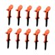 thumbnail image 4 of 10 tees de golf para práctica al aire libre, ligeros, profesionales, resistentes y resistentes al desgaste. Naranja, 4 of 9