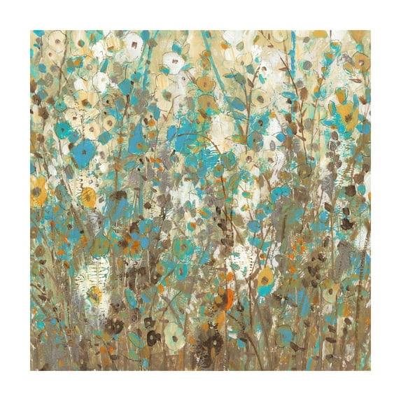 Marmont Hill Flowering Vines II Print Wall Art on Wrapped Canvas