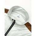 thumbnail image 3 of Men's Long Sleeve Tops 1/4 Zip Sweater Pullover Polo Sweaters Striped Sweatshirts White M, 3 of 6