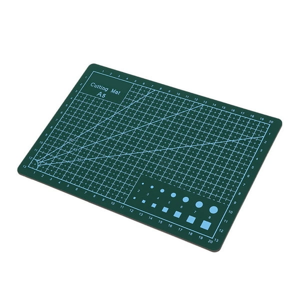 TAPETE DE CORTE AUTOCURATIVO A5, 8,3 x 5,9 Pulgadas, Tabla de Cortar ManualidadDadadas de PVC, Protegido la mesa de Cuchillas Afiladas, Escrita, Pinintura, Tallado, Tapete de Corte