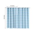 thumbnail image 5 of Efavormart 2 Panels White/Blue Polyester Chevron Design Thermal Insulated Blackout Room Darkening Grommet Top Curtain 52"x64", 5 of 9