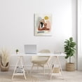 thumbnail image 2 of Stupell Industries Free Text Modern Botanical Pattern Yoga Exercise Global Painting Gallery-Wrapped Canvas Print Wall Art, 24 x 30, Design by Victoria Barnes, 2 of 5
