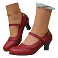 thumbnail image 3 of Women's Modern Dance Shoes - Elegant Indoor Footwear for Friendship and Square Dancing for Daily Wear and, 3 of 9