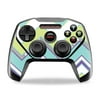 Skin Decal Wrap Compatible With SteelSeries Nimbus Controller Pastel Chevron