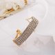 thumbnail image 3 of 2Pcs Fashion Elegant Rhinestone Hair Clip Ponytail Holder Sparkly Semicircle Metal Spring Hair Clips Barrette Accessories for Women Lady Girl Teen Hai, 3 of 4