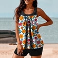 thumbnail image 3 of Traje de baño de dos piezas para mujer, trajes de baño para mujer, traje de baño de dos piezas de moda con estampado y cintura alta para mujer, 3 of 3