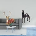 thumbnail image 2 of Figuras de renos,Figuras de reno,alce,ciervo,estatua,decoración del hogar,Estatua de perro de resina,Estatua de perro galgo de resina con forma de animal,Escultura coleccionable para, 2 of 8