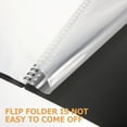 thumbnail image 4 of 1Pack Sheet Music Folder Black Rectangular for Musicians Concert Use with A4 Size, 4 of 8