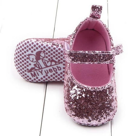 LIL MISS - Pink Glitter Baby Shoe | Walmart Canada