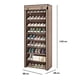 thumbnail image 2 of Estante Organizador para Zapatos de 9 Niveles | Acero Inoxidable | Almacenamiento de Calzado | Tela Impermeable | Zapatero Armable para 27 Pares, 2 of 5