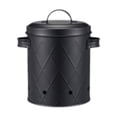 thumbnail image 1 of WRKEKC Clearance Mesh Metal Storage Bucket with Lid, Iron Kitchen Container for Potato Onion Garlic, Ventilated Vegetable Bin, 3 Sizes for Pantry Countertop, 1 of 6