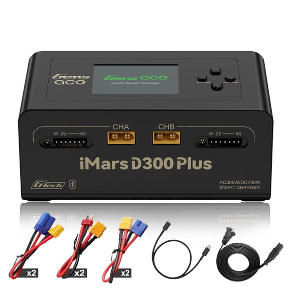 Cargador de baterías Lipo IMARS D300 Plus Gens Ace G-Tech 300W