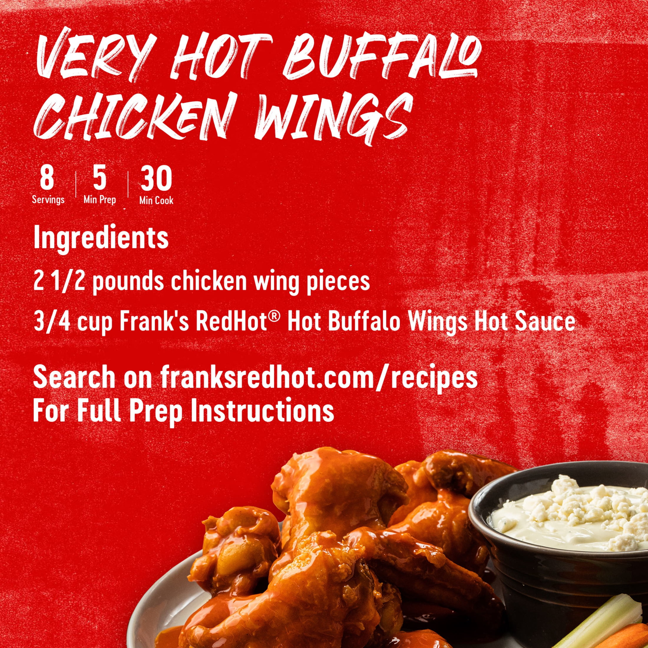 Frank's RedHot Kosher Hot Buffalo Wings Hot Sauce, 12.0 fl oz Bottle