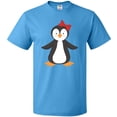 thumbnail image 3 of Inktastic Cute Penguin, Little Penguin, Penguin with Bow T-Shirt, 3 of 5