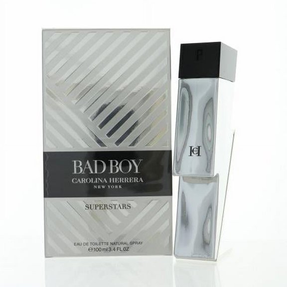 Carolina Herrera Bad Boy Superstars 2021 Eau de Toilette, Unisex Fragrance, 3.4 oz Spray