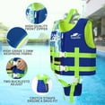 thumbnail image 6 of Gogokids Kids Swim Vest Life Jacket, Float Suit Children Flotation Buoyancy Swimsuit Swimwear Swimming Learning for Children, Blue, 6 of 9