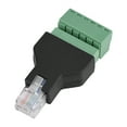 thumbnail image 2 of RJ12 6P6C Male to 6 Pin Screw Terminals Adapter Connector, Constructed of High Impact, Fire Retardant Plastic, Compact Design for  Connection, 2 of 7