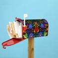 thumbnail image 4 of Lsque Colorful Floral Mailbox Cover Standard Size ,Magnetic Mailbox Covers Post Wraps Letter Box Cover -21x18 in, 4 of 9