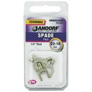 Jandorf Specialty Hardw 60983 Uninsulated Spade Terminal - 22-18 ga., 0.25 in. Stud