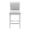 thumbnail image 5 of Powell Drew 25" Counter Stool, Set of 2, White/Gray, 5 of 10