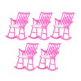 thumbnail image 1 of 5PCS Mini Rocking Chair Toys Lovely Dolls Role Play Chair Toys Small Dessert House Accessories for Home Mini House Store (Random Color), 1 of 8